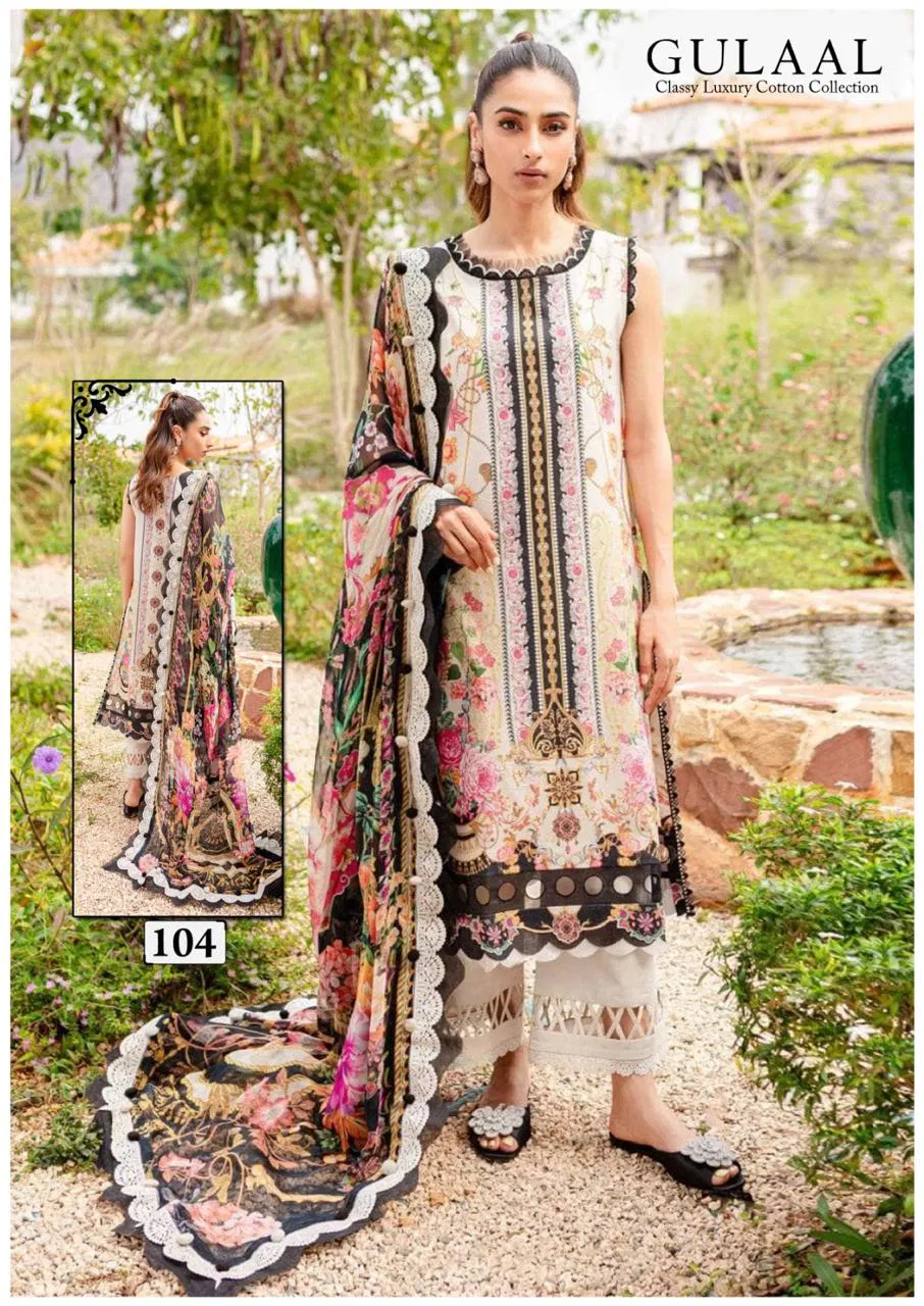 Gulaal Classy Luxury Cotton Collection Vol 11 Pakistani Dress Material Wholesale Online
